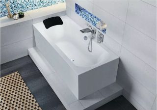 Акриловая ванна Riho Linares Plug and Play B141010005 R 170х75см белый